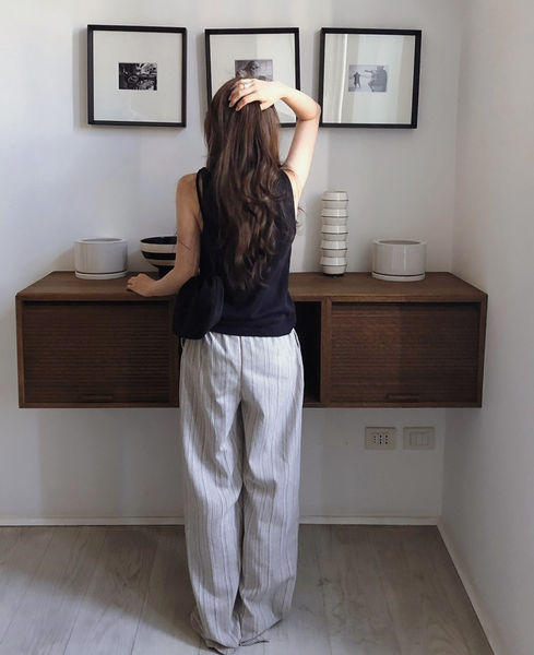 [SLOWAND] ONLY SLOW Summer Sleeveless Knit Top