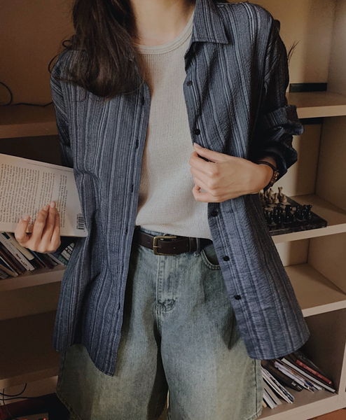 [SLOWAND] Bermuda Cover Washing Half-Length Denim Pants