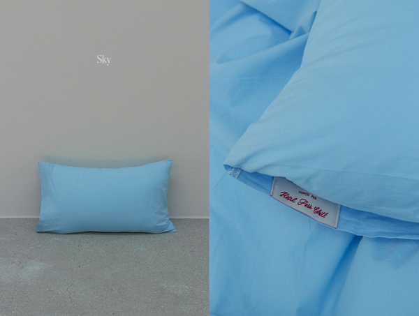 [HOTEL PARIS CHILL] High-density Pure Cotton Allergy Care Pillow Cover (40x60)