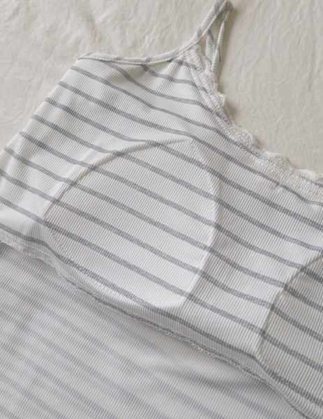 [SLOWAND] ONLY SLOW Kitch Stripe Homewear Set