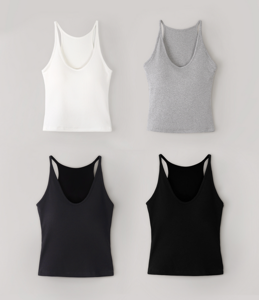 [SLOWAND] ONLY SLOW Slim Fit Halterneck Sleeveless