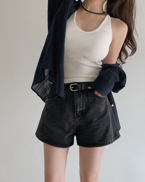 [SLOWAND] ONLY SLOW Slim Fit Halterneck Sleeveless