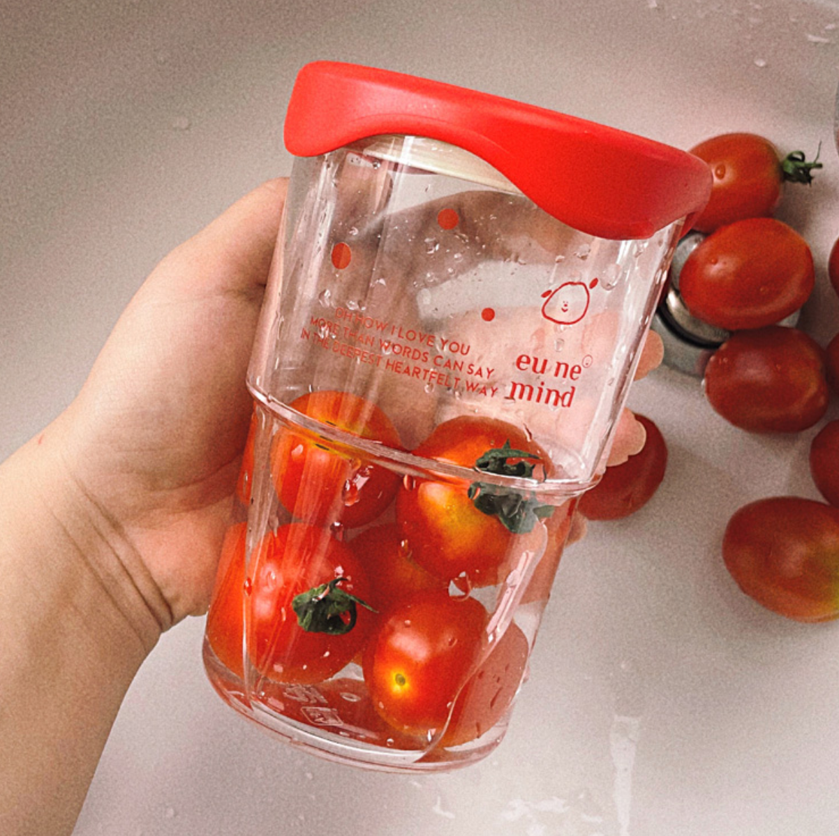 [eune mind] Tomato Tumbler 500ml