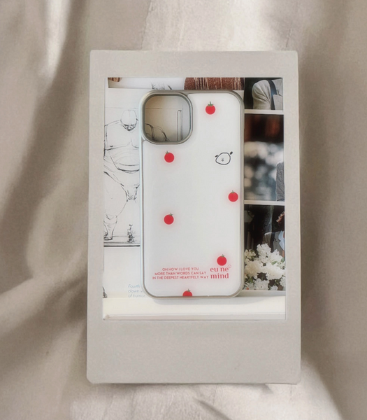 [eune mind] Silver Frame Bumper Case