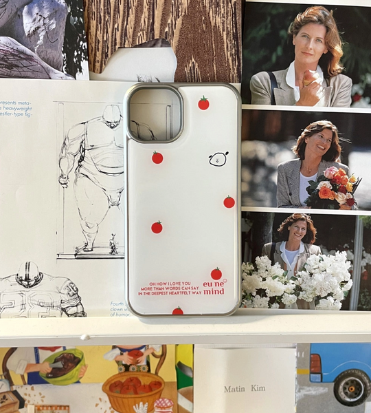 [eune mind] Silver Frame Bumper Case