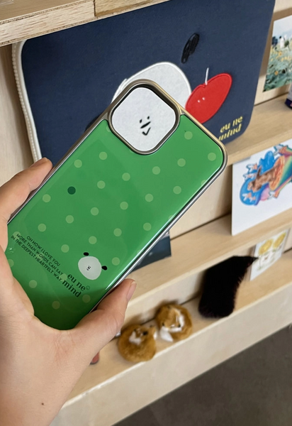 [eune mind] Silver Frame Bumper Case