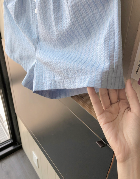 [SLOWAND] #SLOWMADE French Stripe Shorts