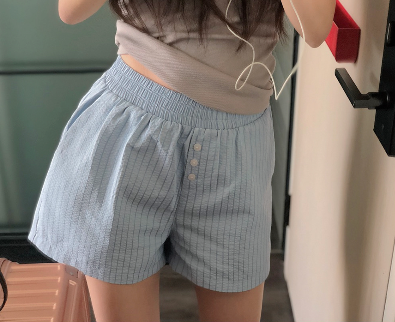 [SLOWAND] #SLOWMADE French Stripe Shorts