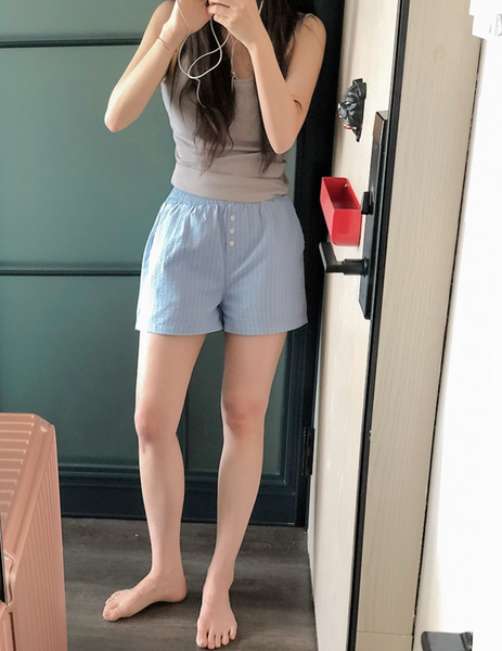 [SLOWAND] #SLOWMADE French Stripe Shorts