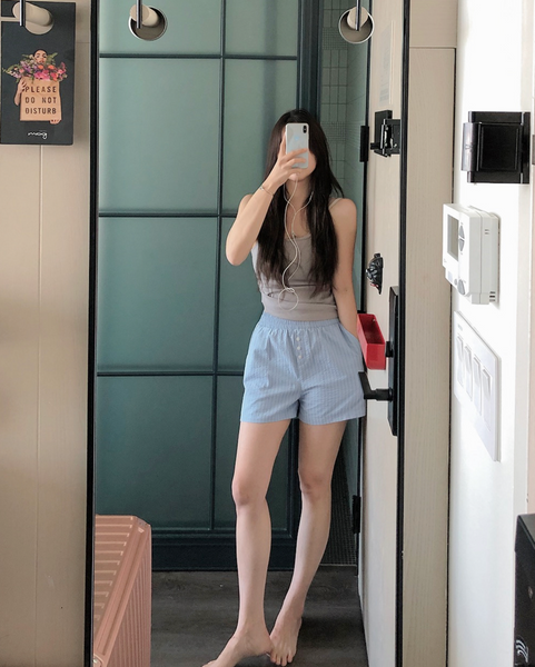 [SLOWAND] #SLOWMADE French Stripe Shorts