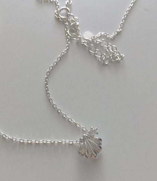 [moat] Mini Shell Necklace (silver925)
