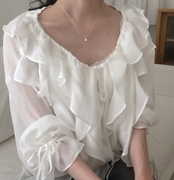 [moat] Brill Pearl Necklace (silver925)