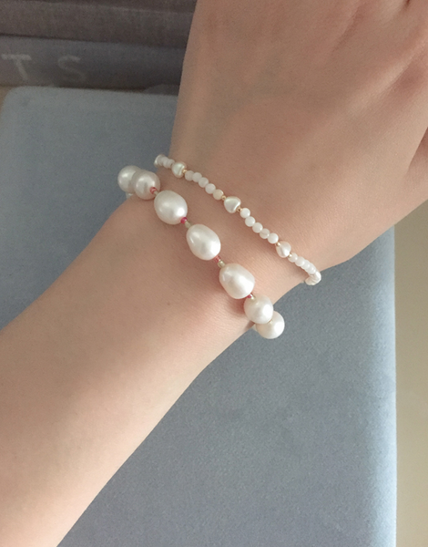 [moat] Candy Heart Beads Bracelet