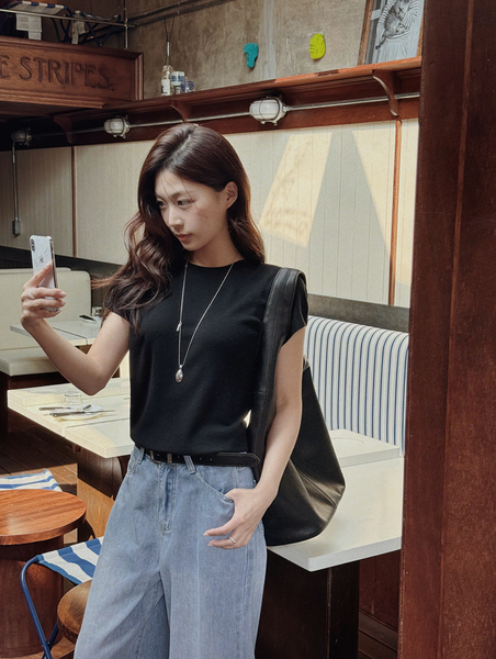 [SLOWAND] # SLOWMADE Summer Wide Denim Pants