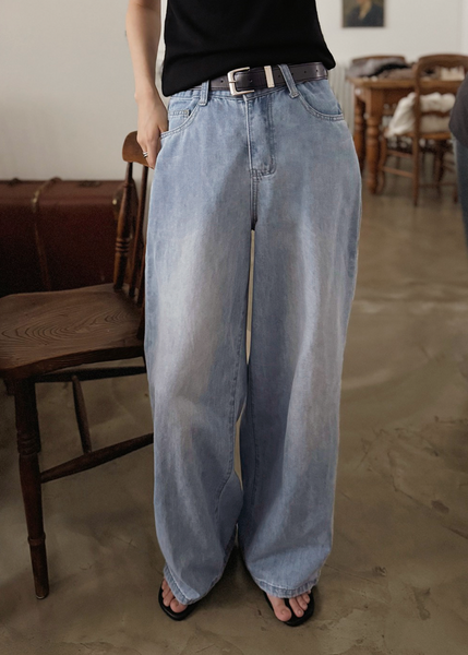 [SLOWAND] # SLOWMADE Summer Wide Denim Pants