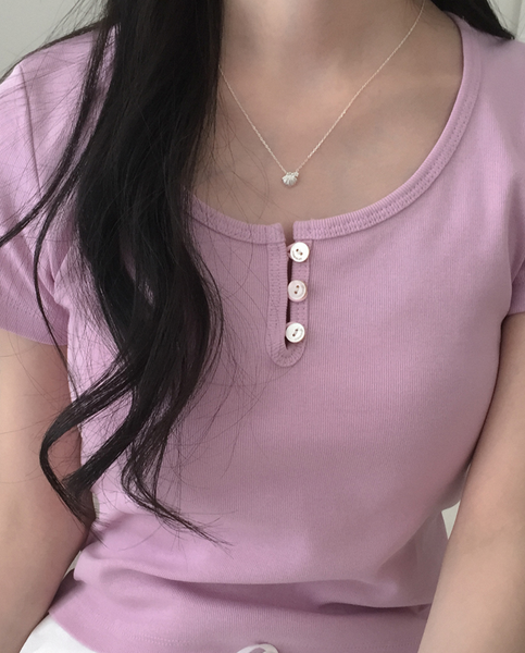 [moat] Mini Shell Necklace (silver925)