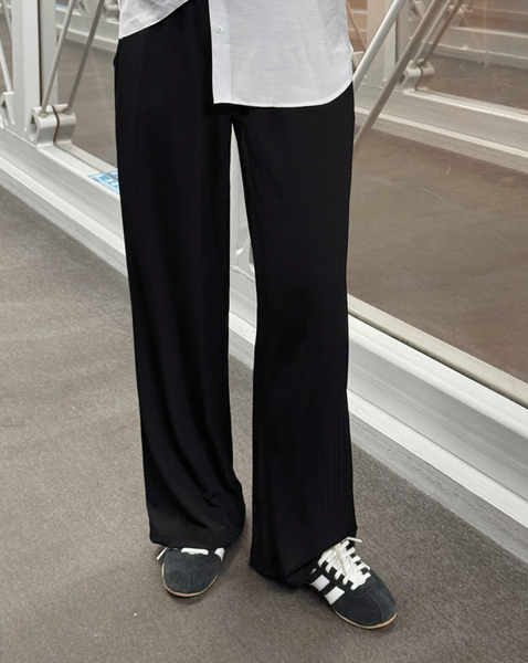 [SLOWAND] # SLOWMADE Ice Coolings Cover Fit Sweat Pants