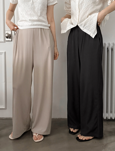 [SLOWAND] # SLOWMADE Ice Coolings Cover Fit Sweat Pants