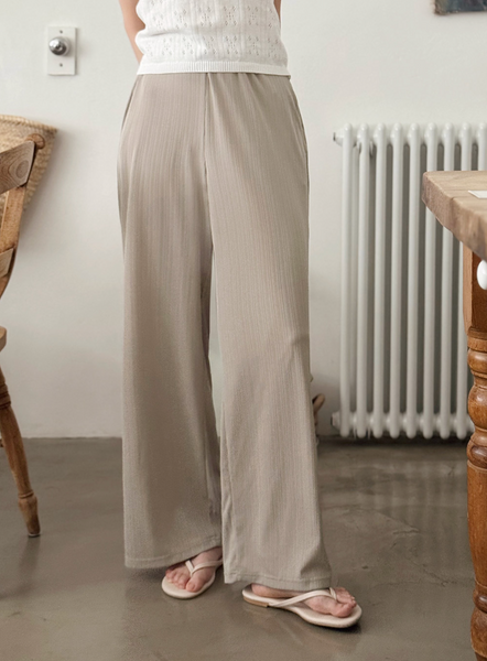 [SLOWAND] # SLOWMADE Ice Coolings Cover Fit Sweat Pants