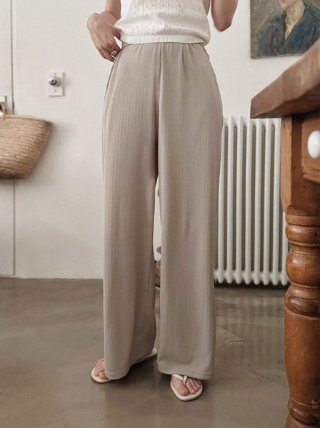 [SLOWAND] # SLOWMADE Ice Coolings Cover Fit Sweat Pants