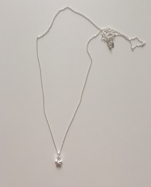 [moat] Matt Mini Necklace (Silver925)
