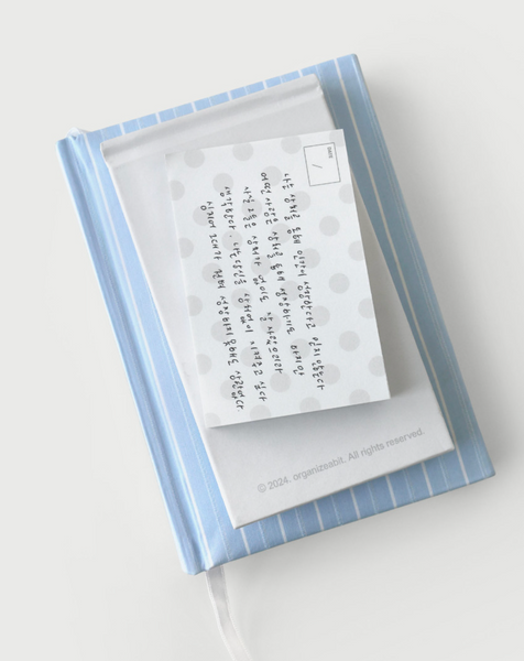 [oab studio] Dot Memo Pad