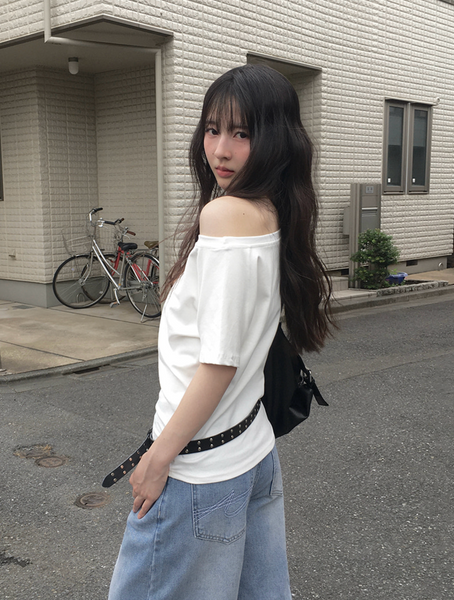 [anyonemore] Picker Steach Pocket Damage Denim Pants