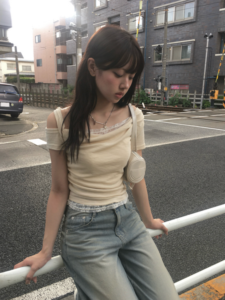 [anyonemore] Summer Hooded Vintage Washing Wide Pants