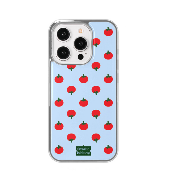 [midmaly] Tomato Silver Frame Phone Case