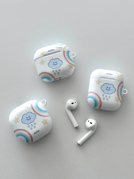 [skyfolio] Rainbow Cloud Airpods Case