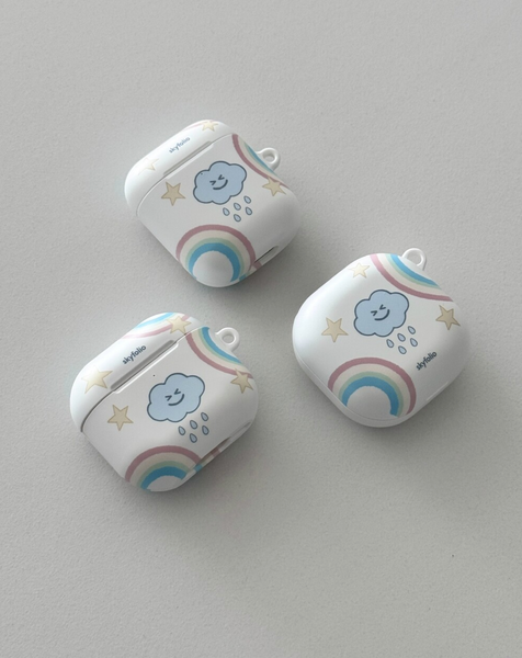[skyfolio] Rainbow Cloud Airpods Case