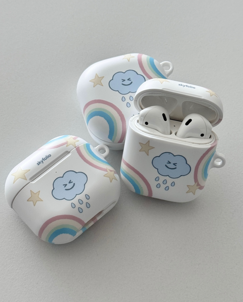 [skyfolio] Rainbow Cloud Airpods Case