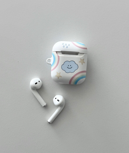 [skyfolio] Rainbow Cloud Airpods Case