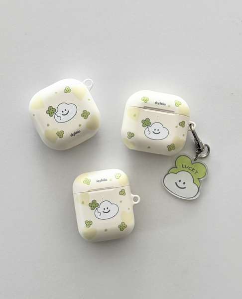 [skyfolio] Clover Cloud Airpods Case