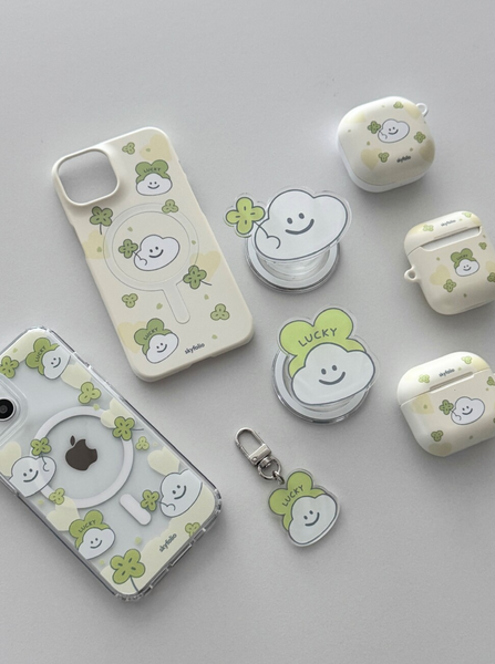 [skyfolio] Clover Cloud Airpods Case