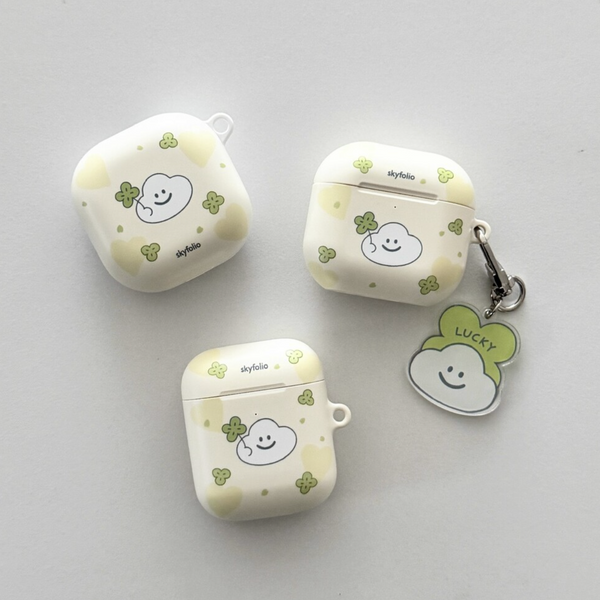 [skyfolio] Clover Cloud Airpods Case