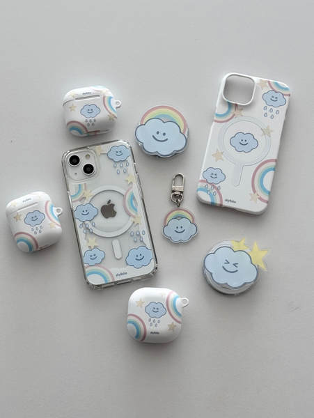 [skyfolio] Rainbow Cloud MagSafe Grip Tok