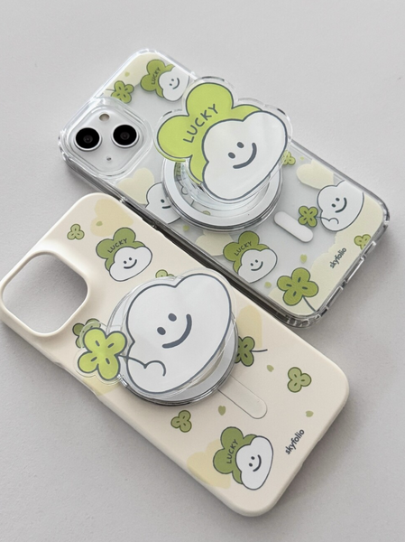 [skyfolio] Clover Cloud MagSafe Grip Tok