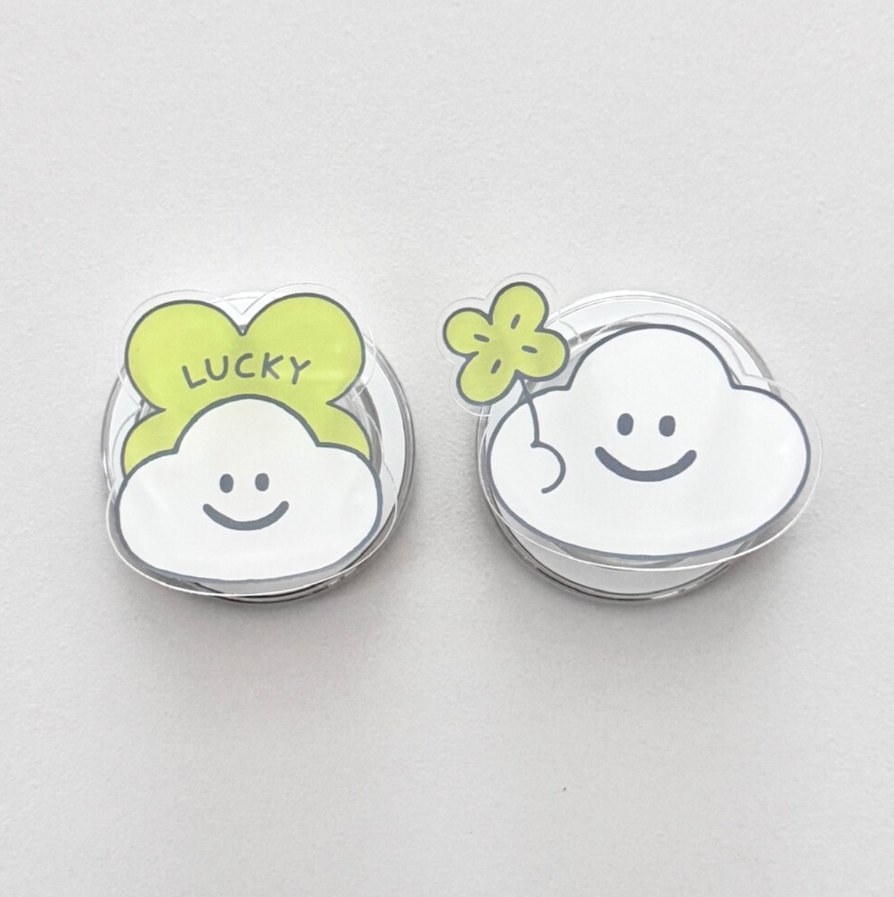 [skyfolio] Clover Cloud MagSafe Grip Tok