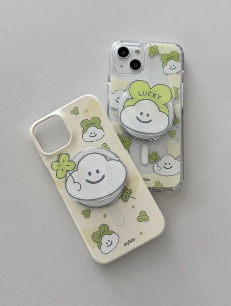 [skyfolio] Clover Cloud MagSafe Jelly Hard Case / Hard Case