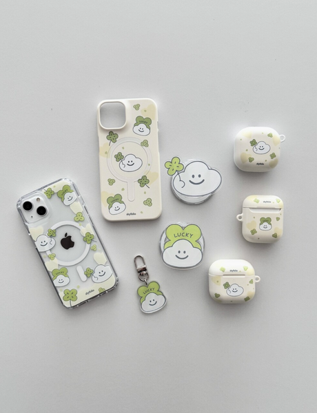 [skyfolio] Clover Cloud MagSafe Jelly Hard Case / Hard Case