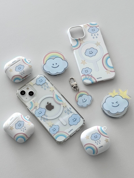 [skyfolio] Rainbow Cloud MagSafe Jelly Hard Case / Hard Case