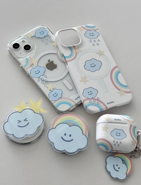 [skyfolio] Rainbow Cloud MagSafe Jelly Hard Case / Hard Case