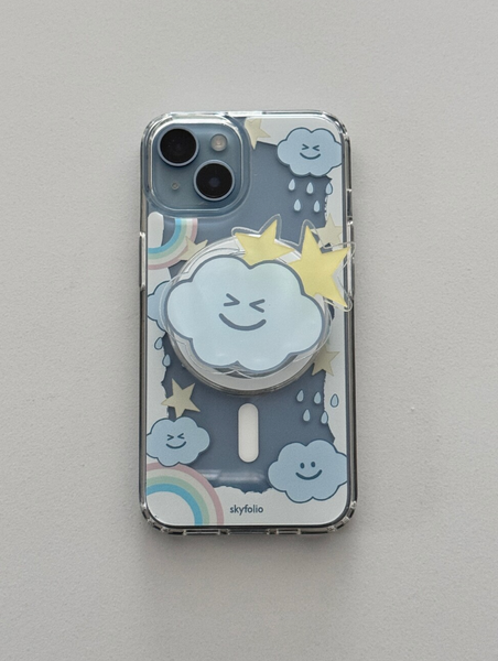 [skyfolio] Rainbow Cloud MagSafe Jelly Hard Case / Hard Case