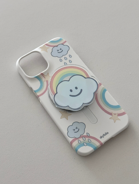 [skyfolio] Rainbow Cloud MagSafe Jelly Hard Case / Hard Case