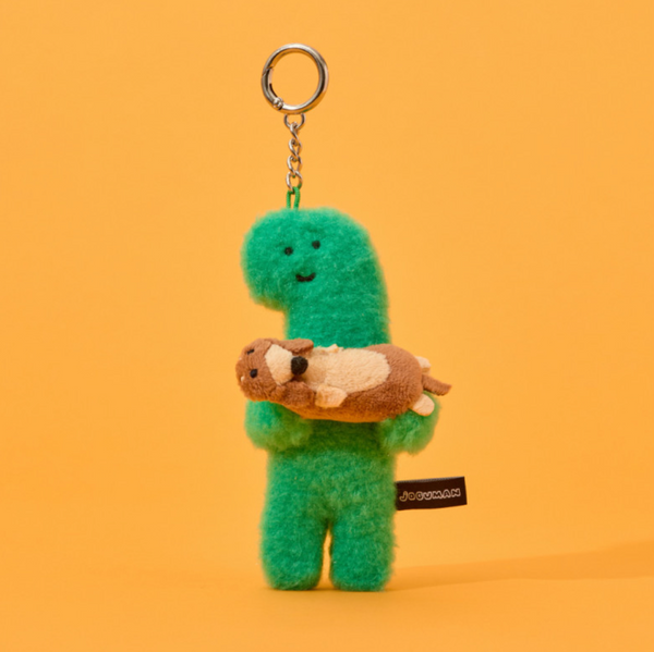 [JOGUMAN STORE] Brachio & Woody Throw Away Flush Keyring