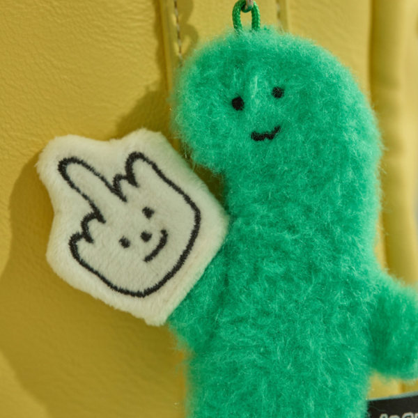 [JOGUMAN STORE] Brachio Throw Away Flush Keyring (Finger)