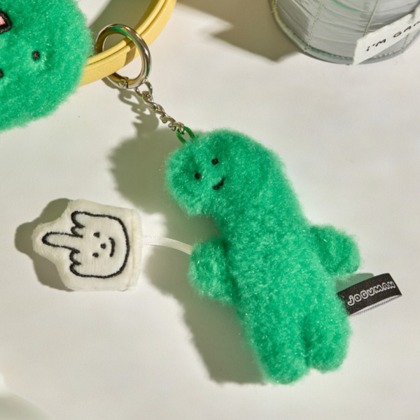 [JOGUMAN STORE] Brachio Throw Away Flush Keyring (Finger)