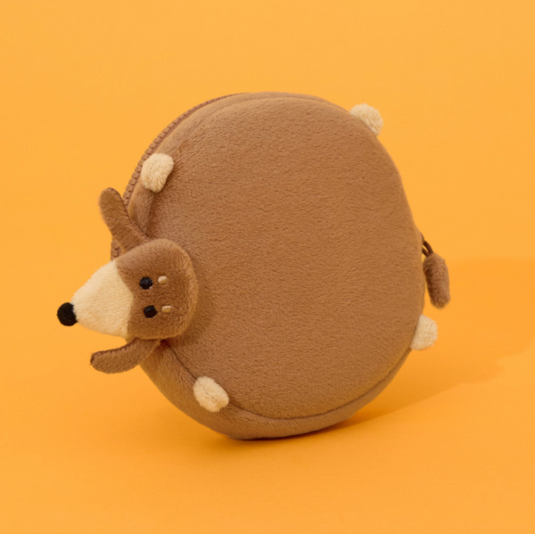 [JOGUMAN STORE] Woody Throw Away Flat Pouch