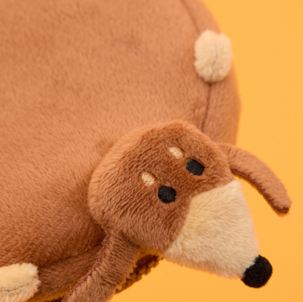 [JOGUMAN STORE] Woody Throw Away Flat Pouch